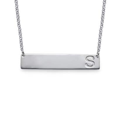 Initial Bar Necklace - K Charms